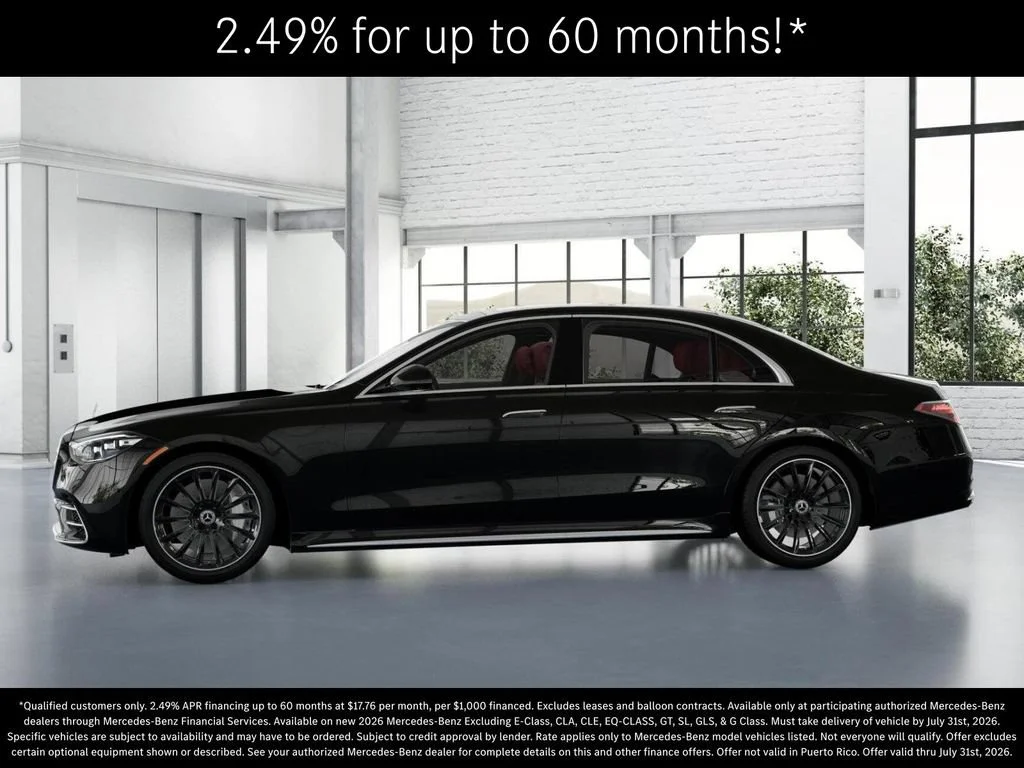 New 2026 Obsidian Black Metallic Mercedes-Benz S 580 image 77