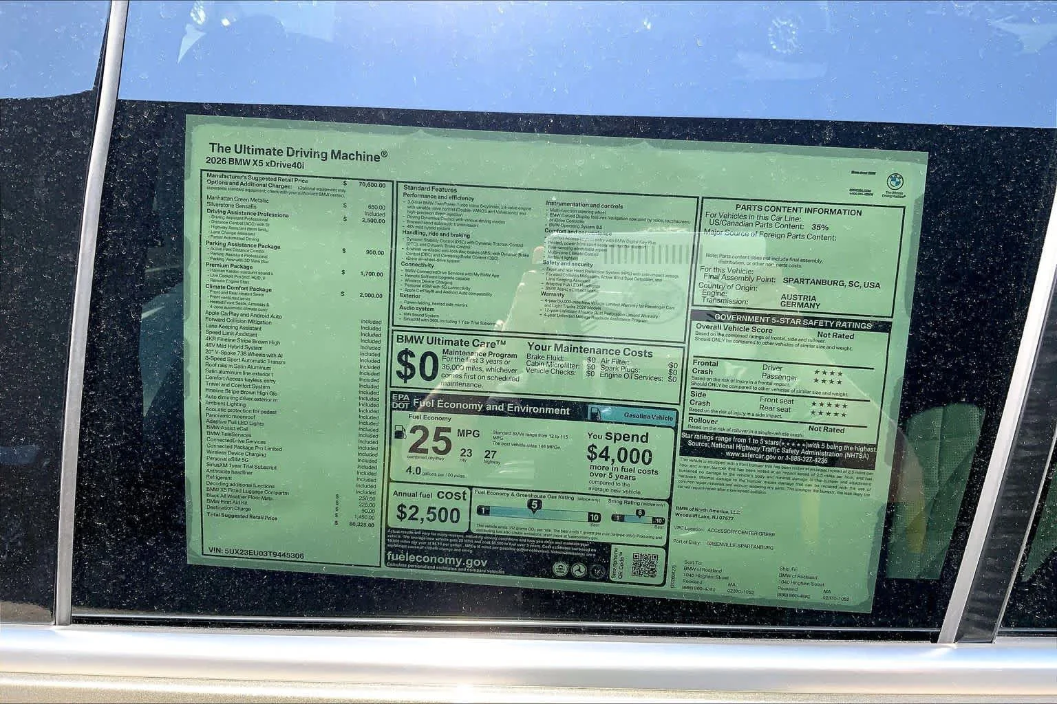 New 2026 Manhattan Green Metallic BMW xDrive40i image 19