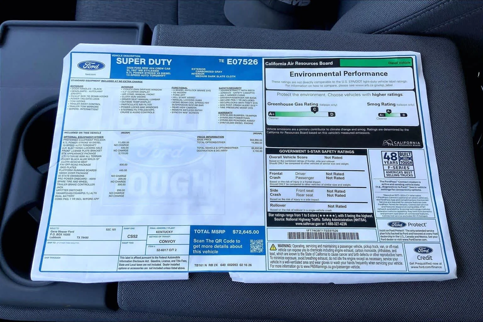 New 2026 Carbonized Gray Metallic Ford F-250® XL image 22