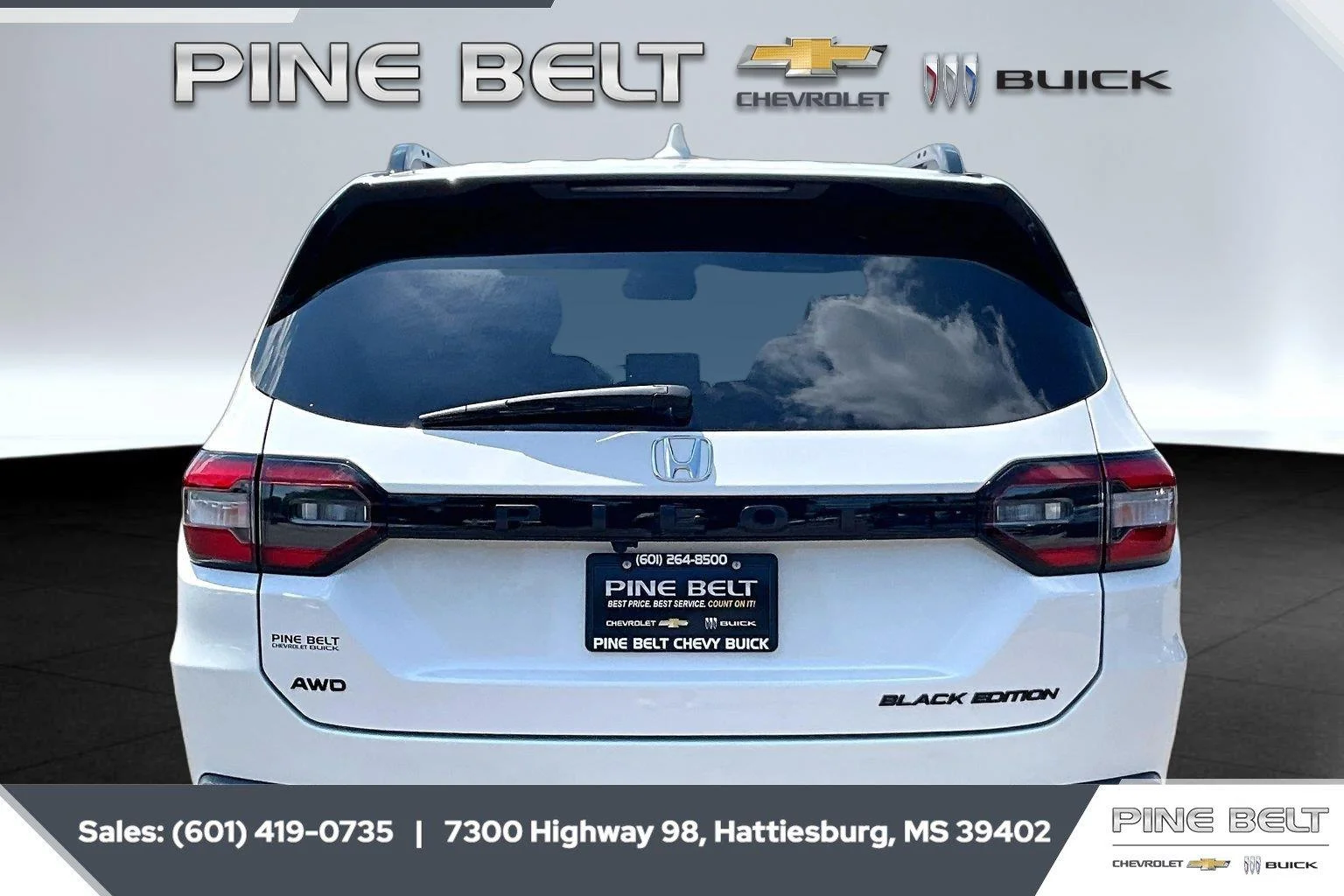 Used 2025 Platinum White Pearl Honda Black Edition image 4