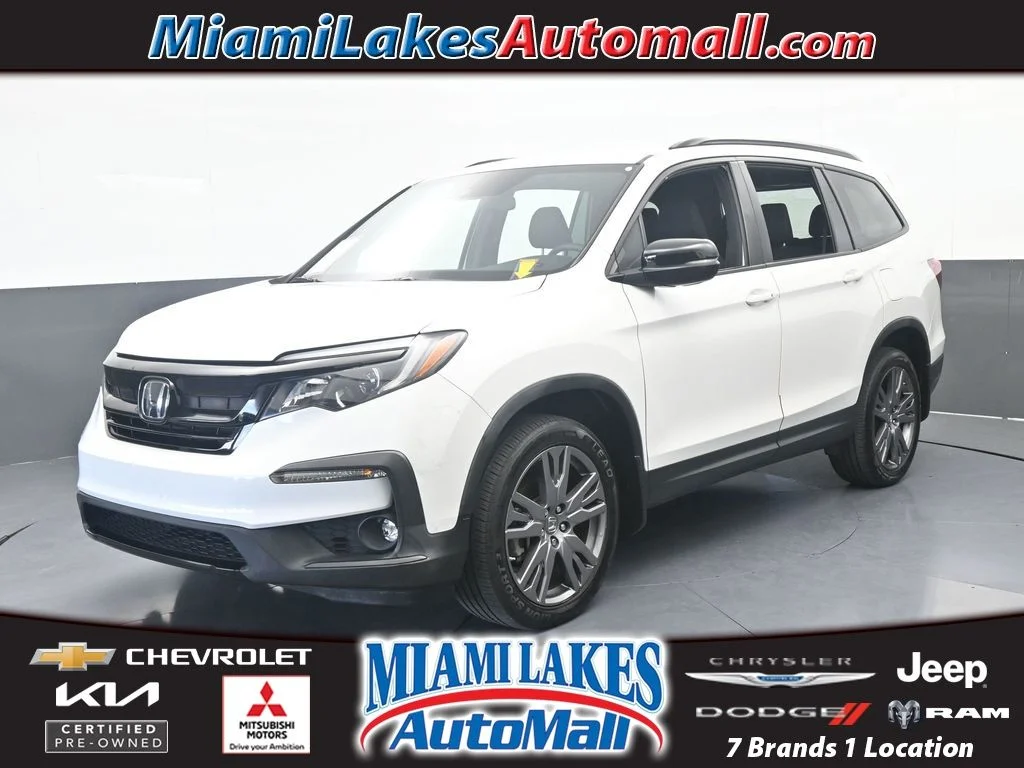 Used 2022 Platinum White Pearl Honda Sport image 1