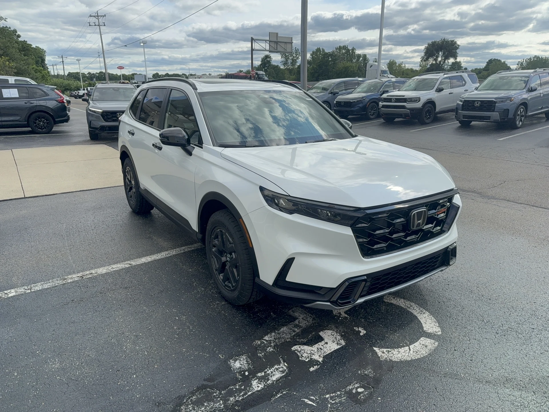 New 2026 Platinum White Pearl Honda TrailSport image 3