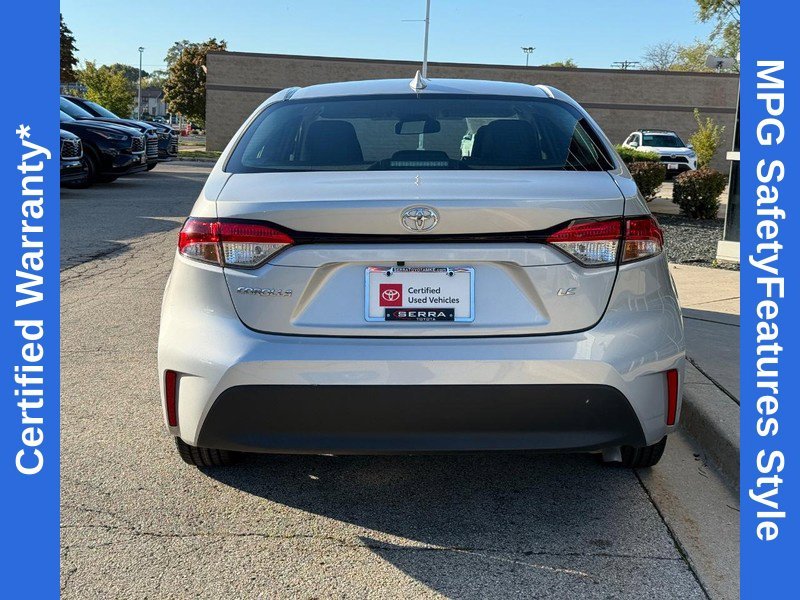Certified Used 2024 CLASSIC SILVER METALLIC Toyota LE image 4