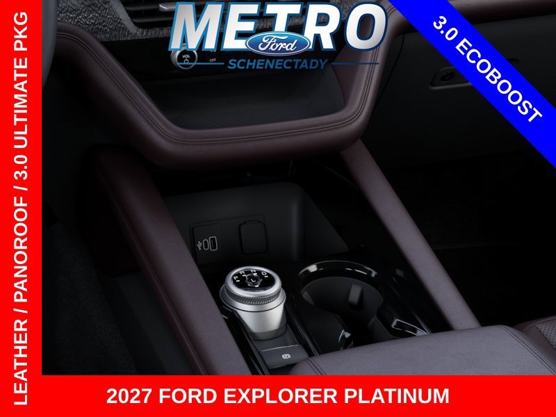 New 2027 Agate Black Metallic Ford Platinum image 15