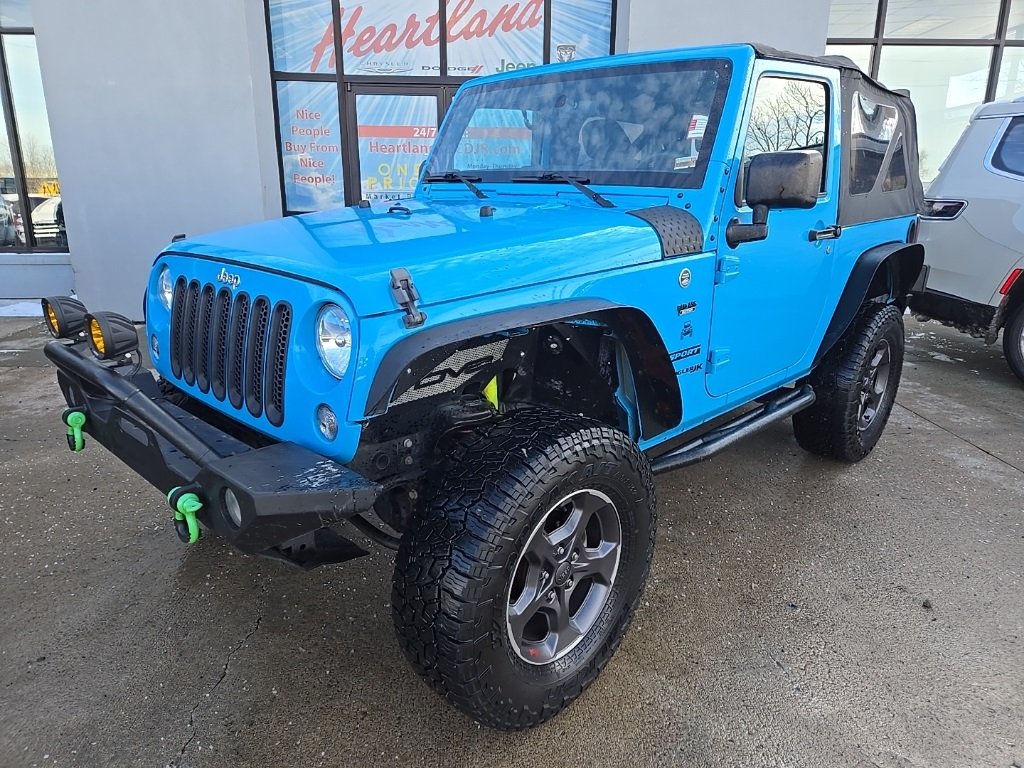 Used 2018 Jeep Wrangler JK Sport with VIN 1C4AJWAG1JL818496 for sale in Kansas City
