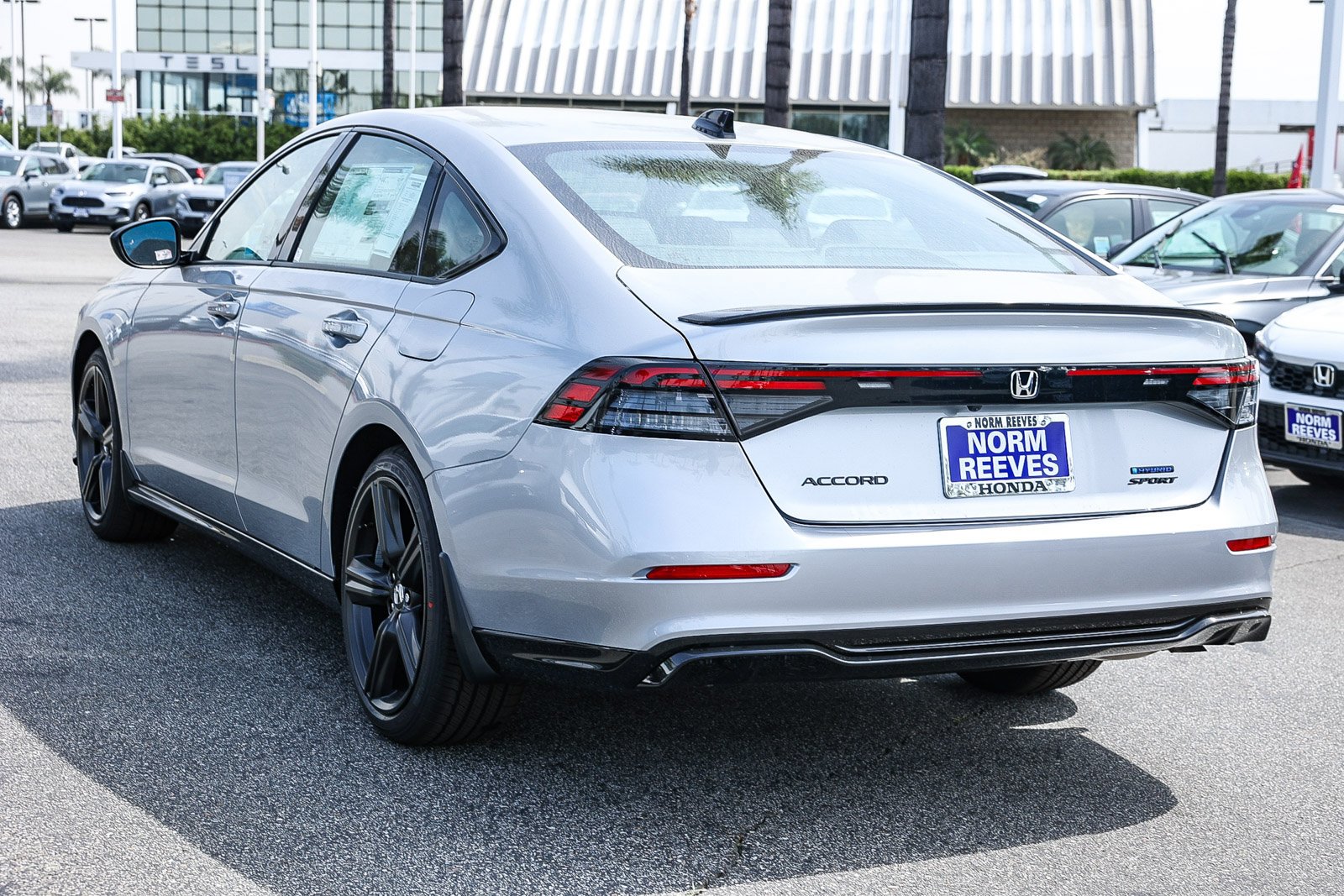 New 2026 Solar Silver Metallic Honda Sport-L Sedan image 4
