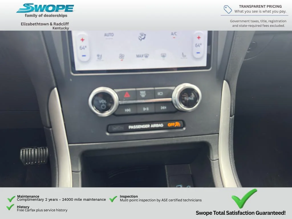 Used 2024 Forged Green Metallic Ford SEL image 18