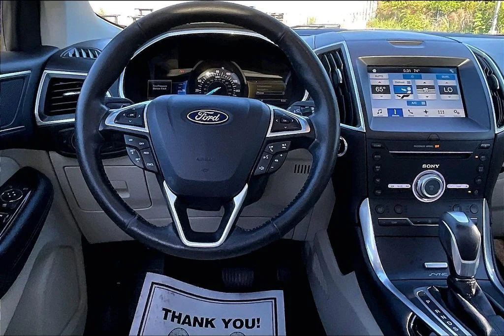 Used 2017 Blue Ford Titanium image 4
