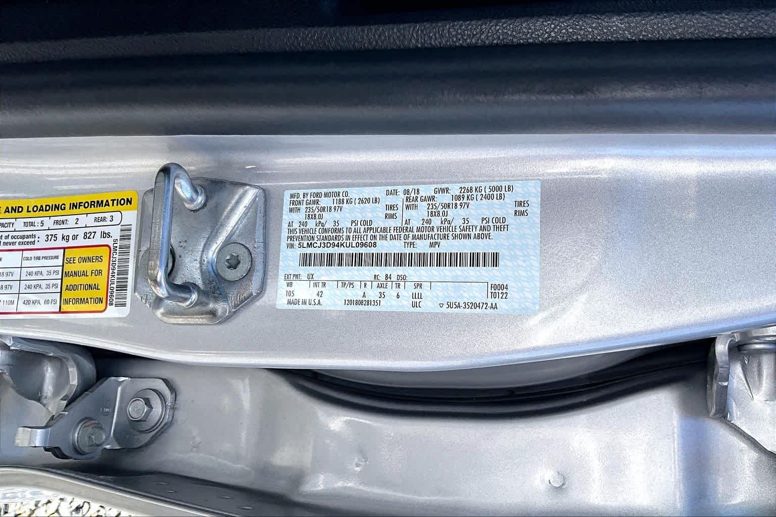 Used 2019 Ingot Silver Lincoln Reserve image 37