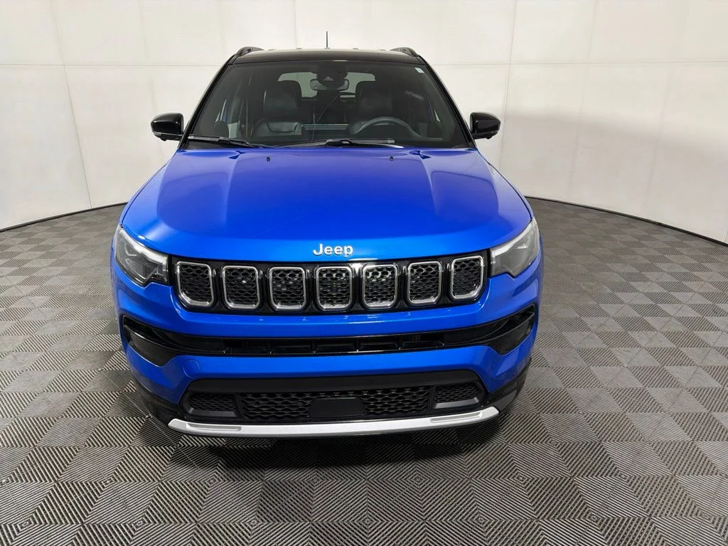 Used 2023 Laser Blue Jeep Limited image 3