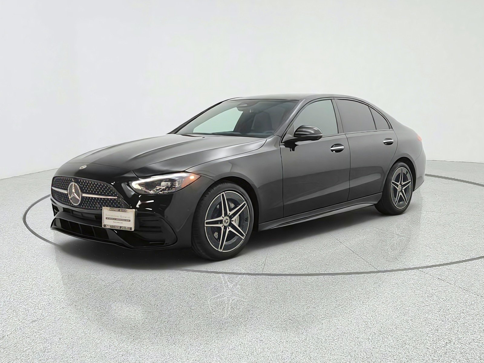 Used 2024 Black Mercedes-Benz C 300 4MATIC® Sedan image 1