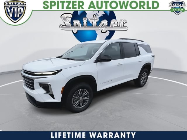 2026 Chevrolet Traverse LT White at Spitzer Autoworld Chevy Buick GMC Cadillac