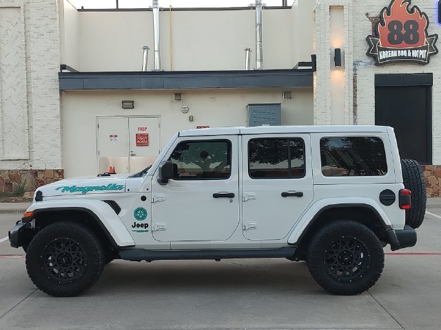 Used 2020 White Jeep Unlimited Sahara Altitude image 6