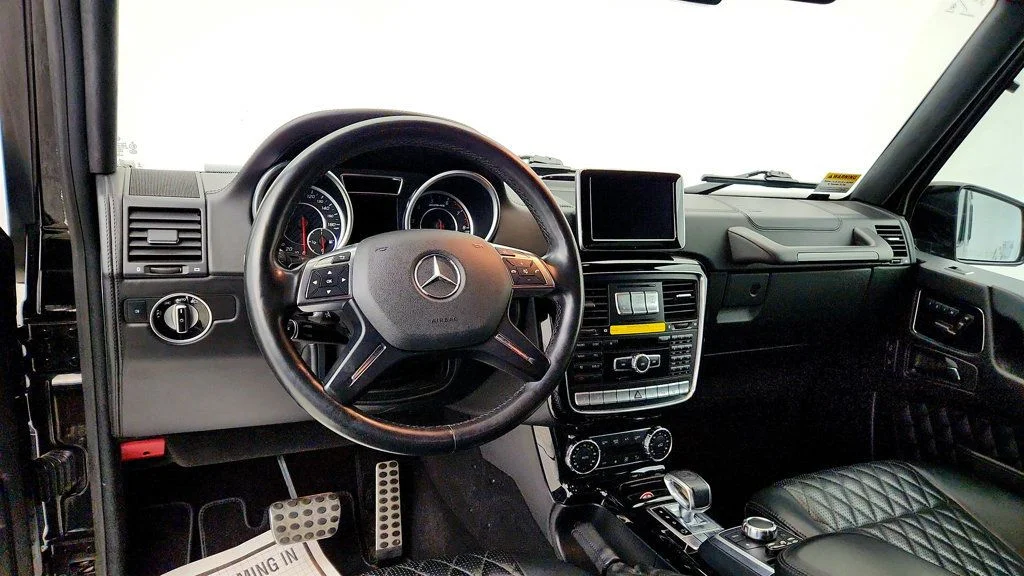 Used 2016 Black Mercedes-Benz 4MATIC 4dr AMG® G 63 w/ designo Exclusive Leather Pkg image 12