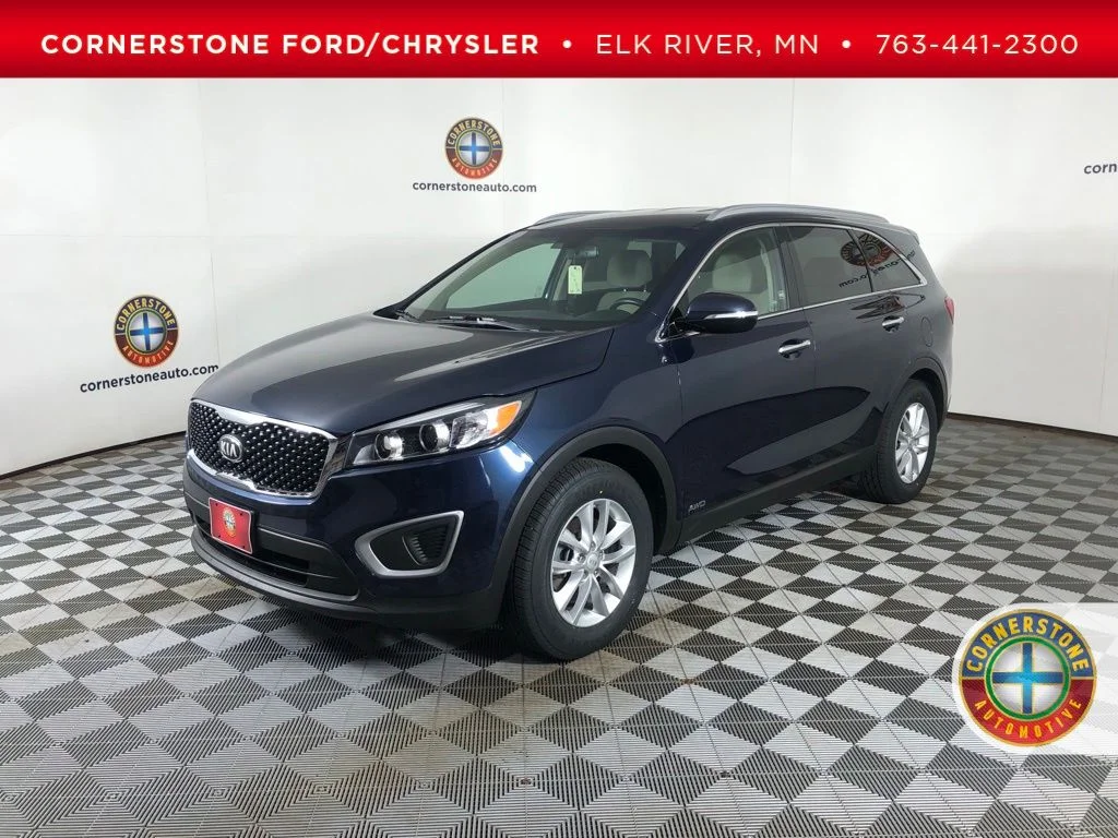 Used 2017 Blue Kia LX image 1