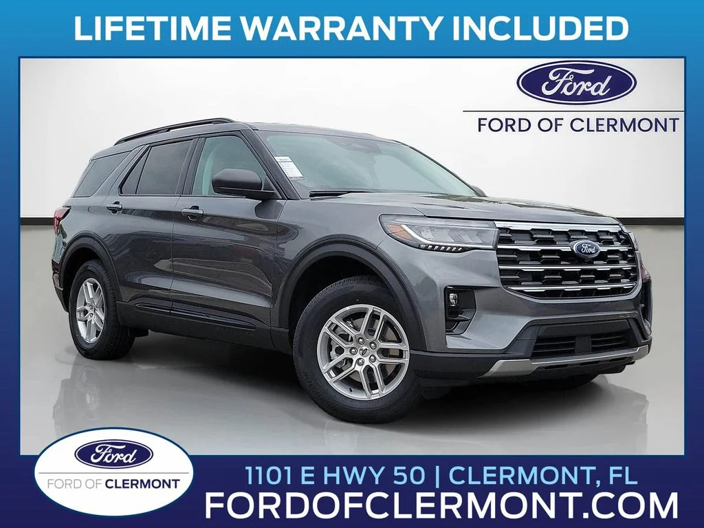 New 2026 Carbonized Gray Metallic Ford Active image 1