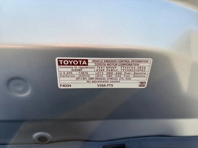 New 2026 Celestial Silver Metallic Toyota  Platinum image 10