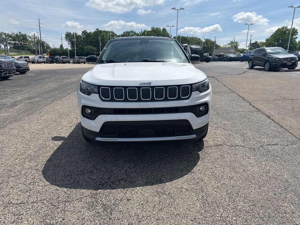 Certified 2022 Jeep Compass Limited with VIN 3C4NJDCBXNT125198 for sale in Kansas City