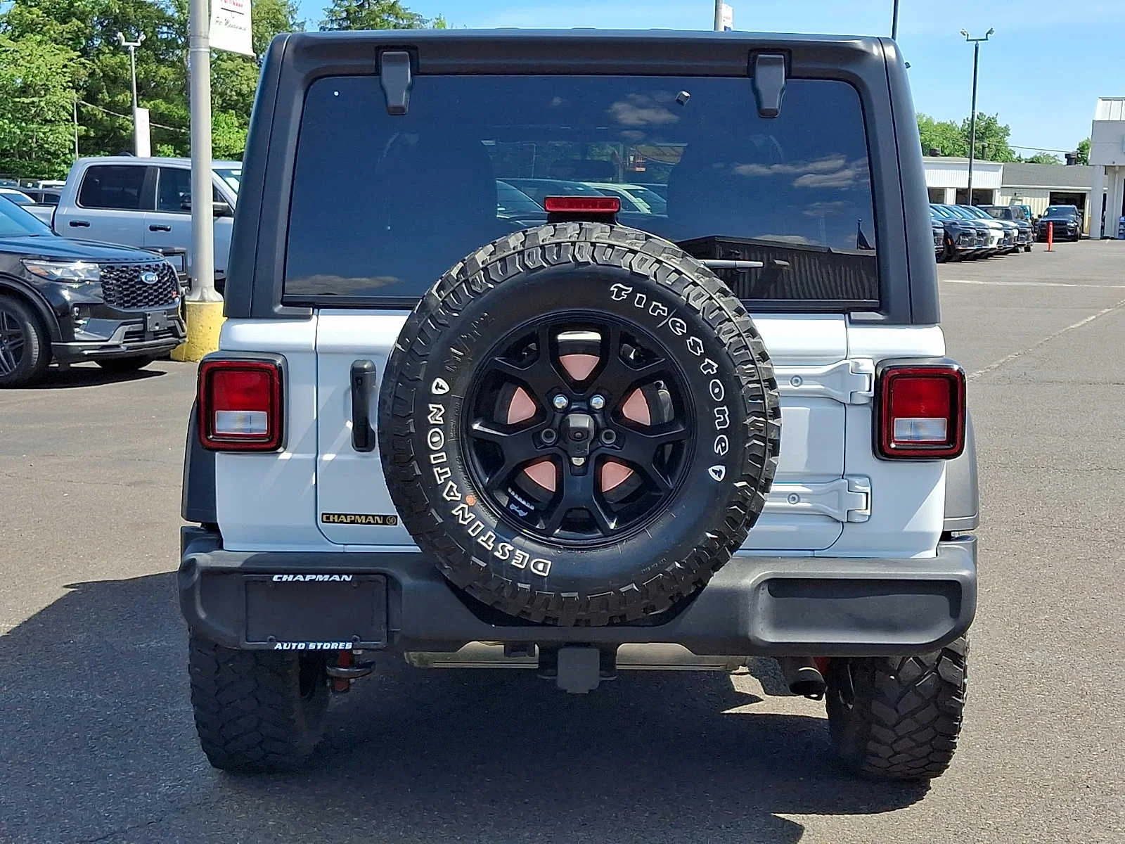 Used 2022 Bright White Clearcoat Jeep Unlimited Willys image 5