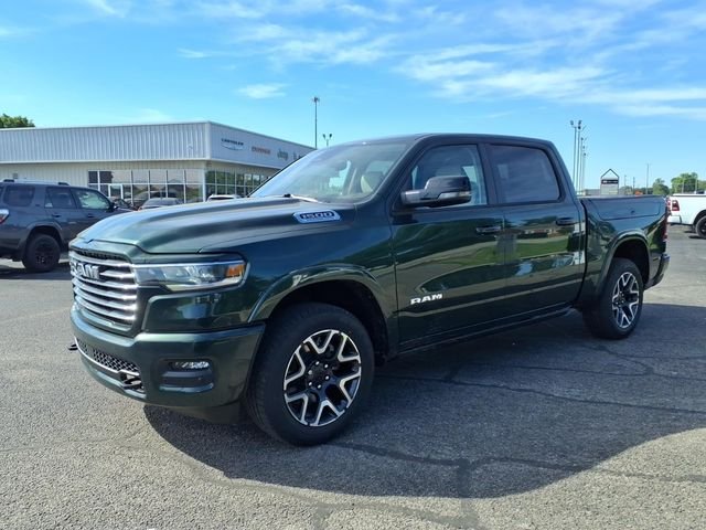 New 2026 Serrano-Green Metallic Exterior Paint RAM Laramie image 3