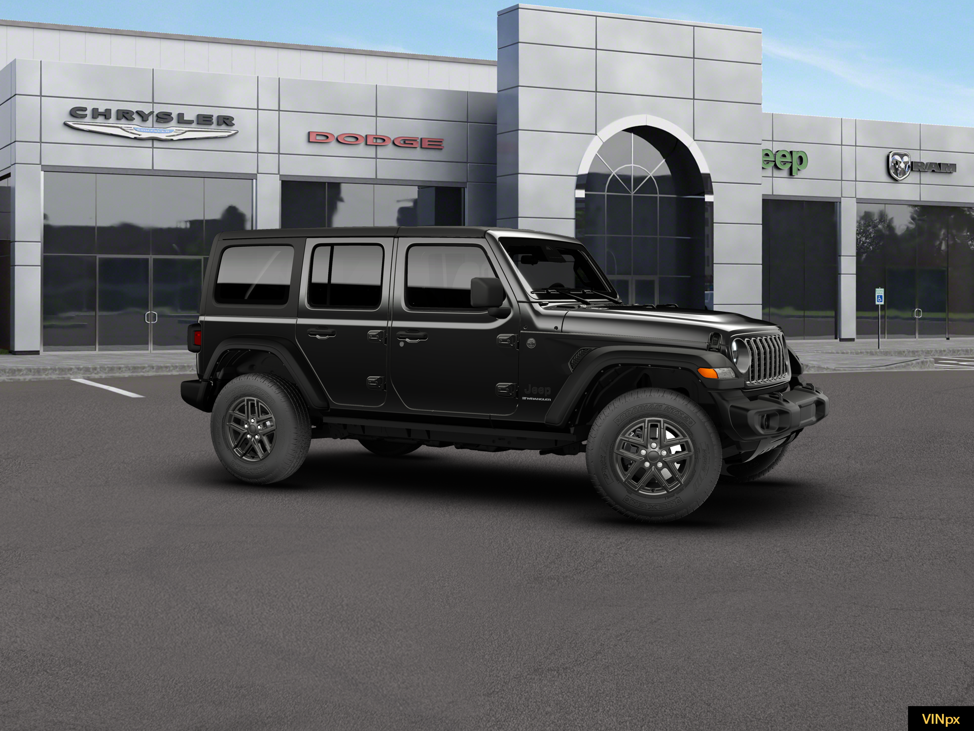 New 2026 Black Clear-Coat Exterior Paint Jeep Sport S image 22