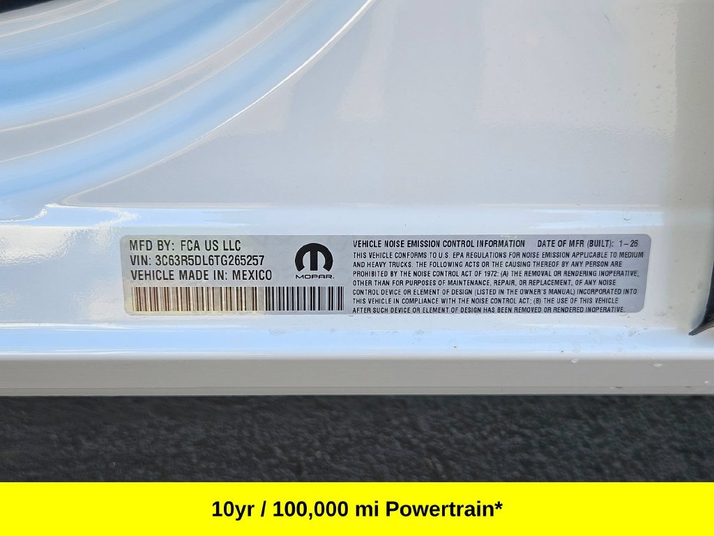 New 2026 Bright White Clear-Coat Exterior Paint RAM Big Horn image 34