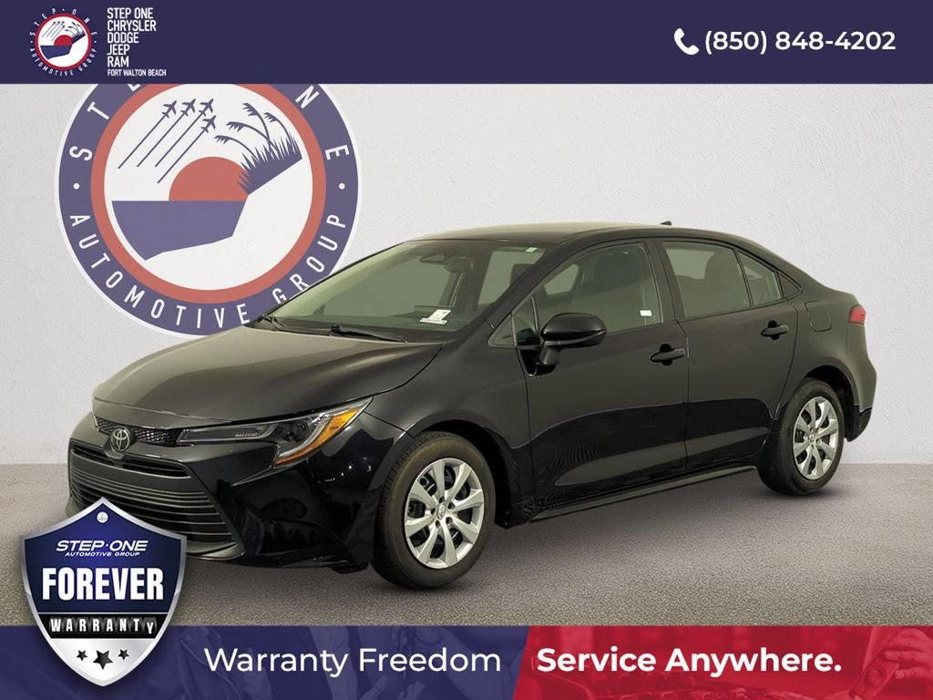 Used 2023 Black Toyota LE image 2