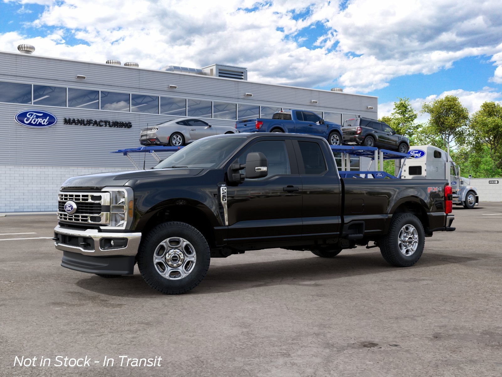 New 2027 Agate Black Metallic Ford XLT image 2