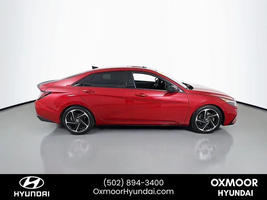 Used 2021 Scarlet Red Pearl Hyundai N Line image 8