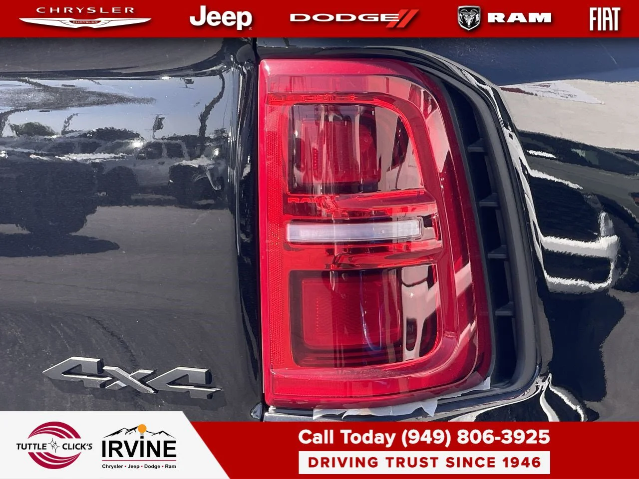 New 2026 Diamond Black Crystal Pearl-Coat Exterior Paint RAM RHO image 15