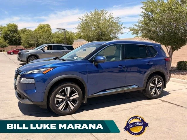 Certified Used 2023 Blue Nissan SL image 1