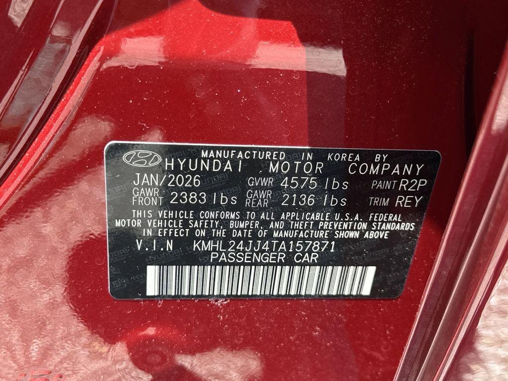 New 2026 Ultimate red Hyundai Blue image 25