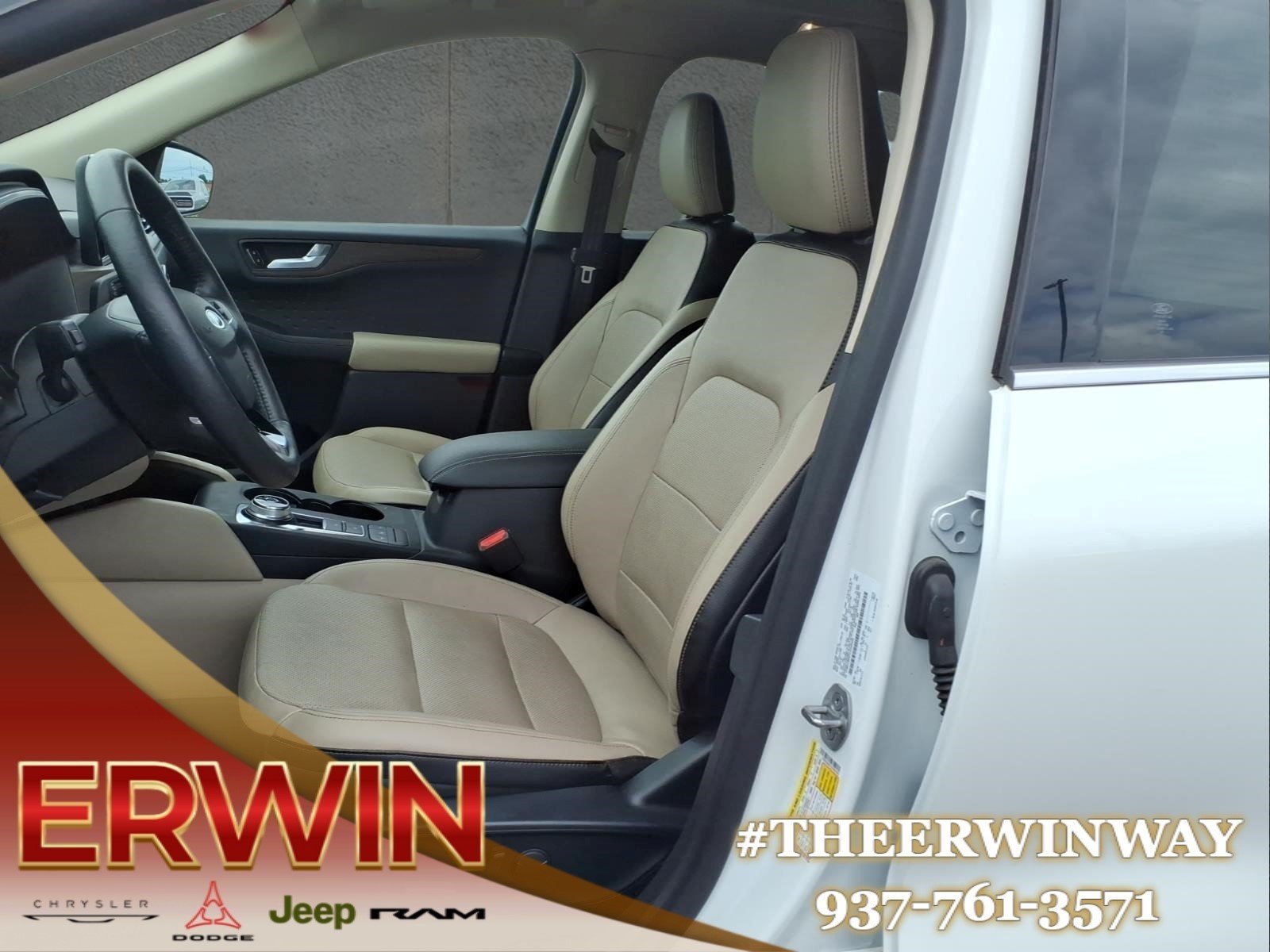 Used 2020 Star White Metallic Tri-Coat Ford Titanium image 12