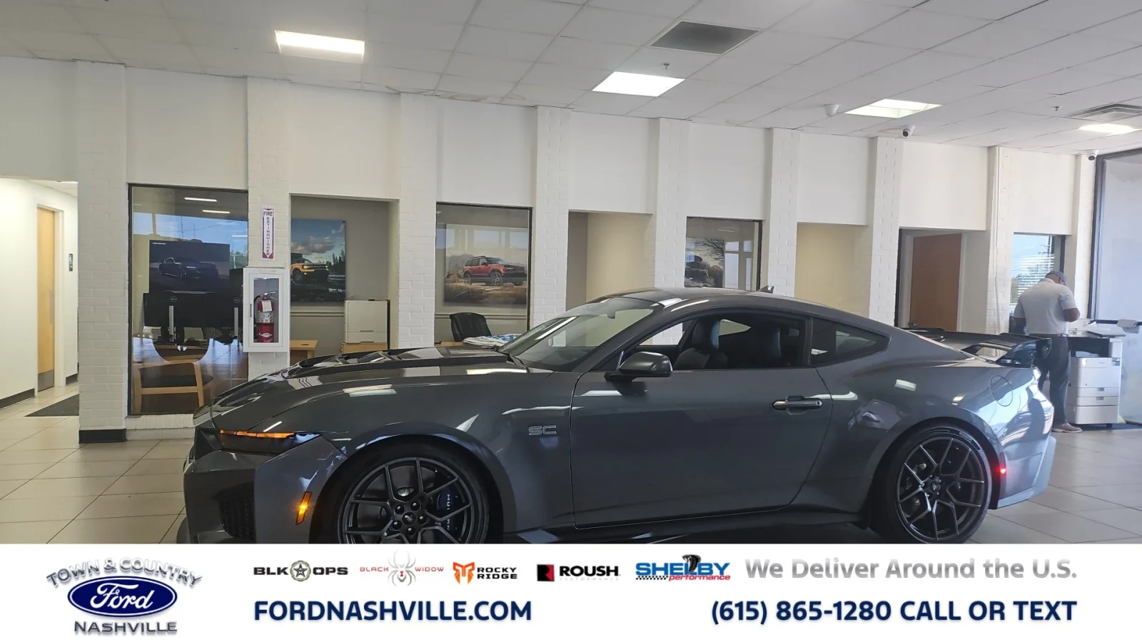 New 2026 Carbonized Gray Metallic Ford Dark Horse SC LIMITED MARKET AVAILABILITY image 3