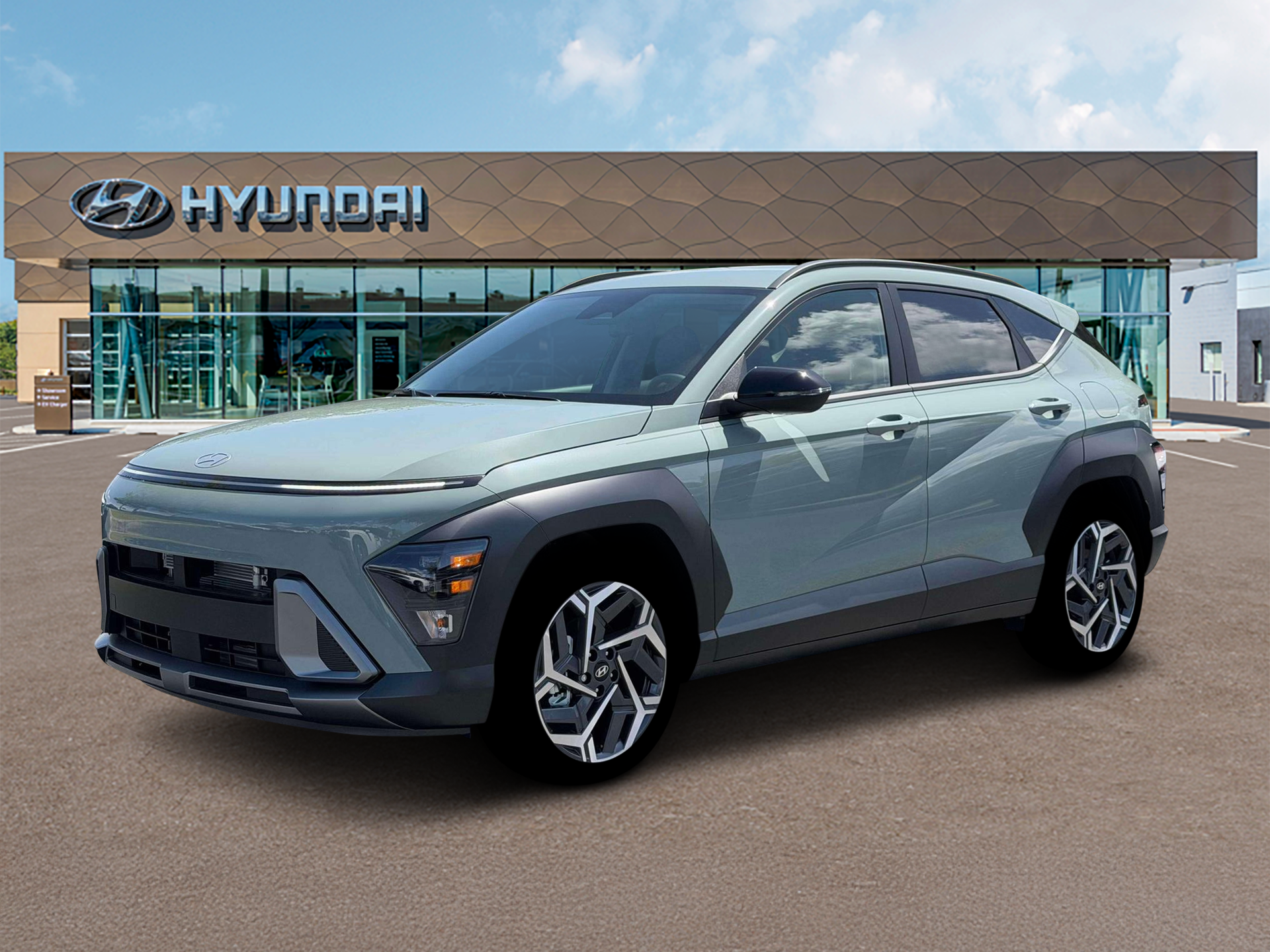 New 2026 Green Hyundai SEL Premium AWD image 2