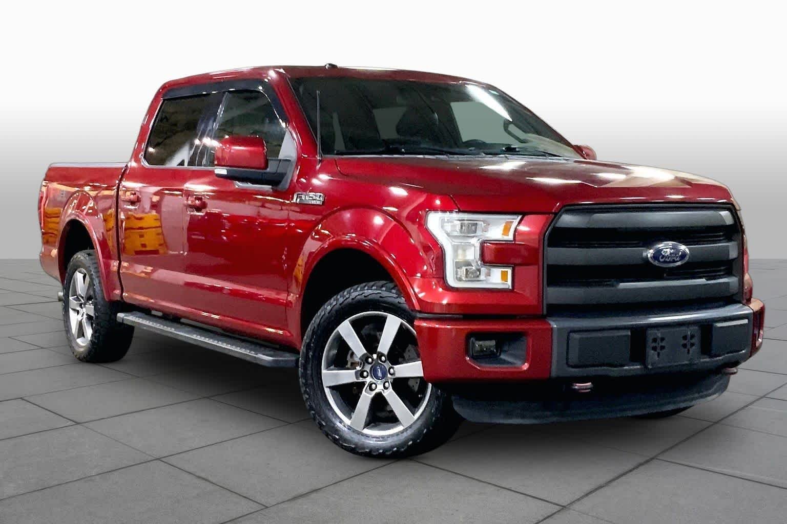 Used 2015 Ruby Red Metallic Tinted Clearcoat Ford Lariat image 3