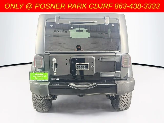 Used 2017 Black Jeep Unlimited Sahara image 6