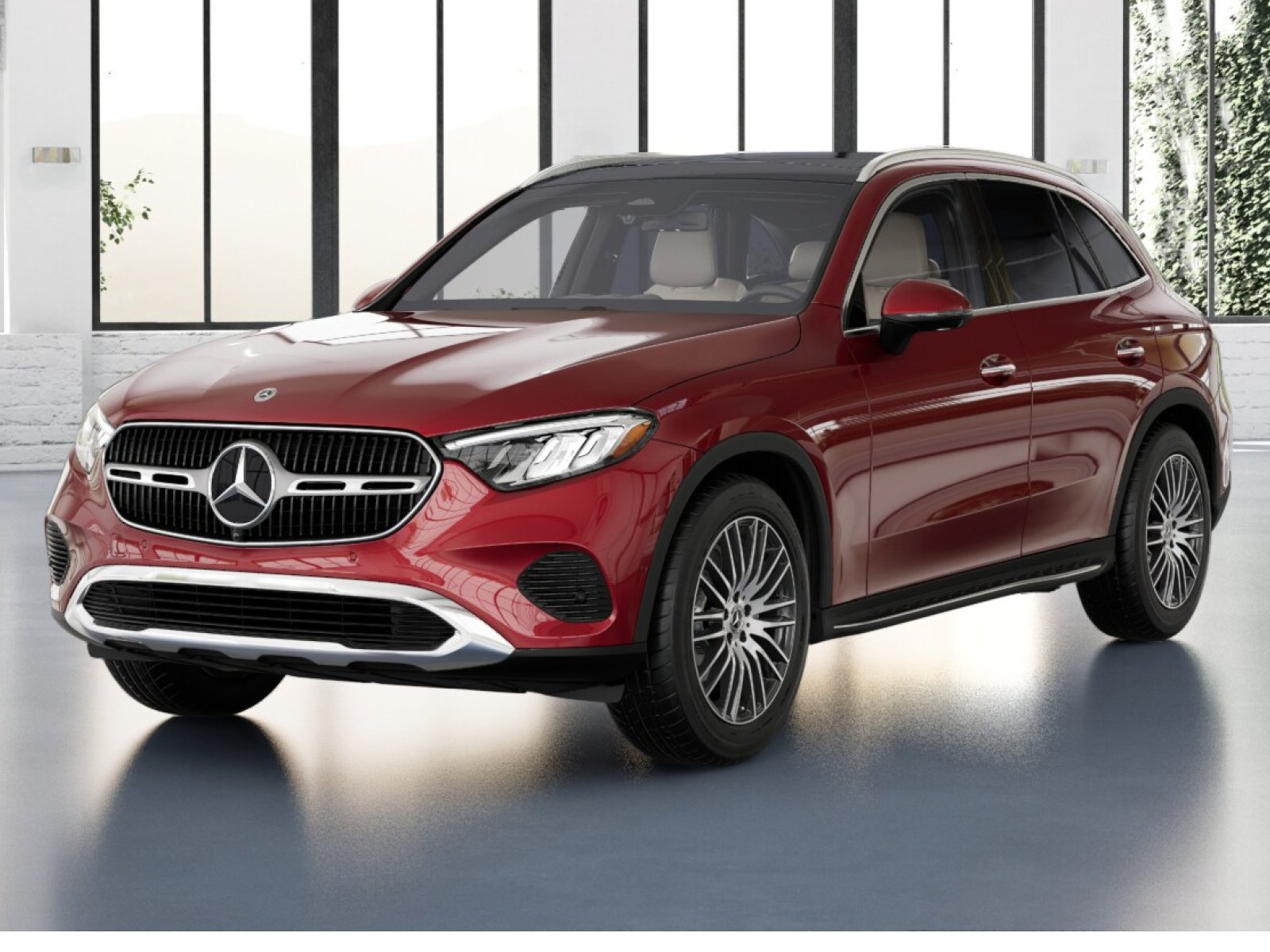 New 2026 MANUFAKTUR Patagonia Red Metallic Mercedes-Benz GLC 300 4MATIC® SUV image 1