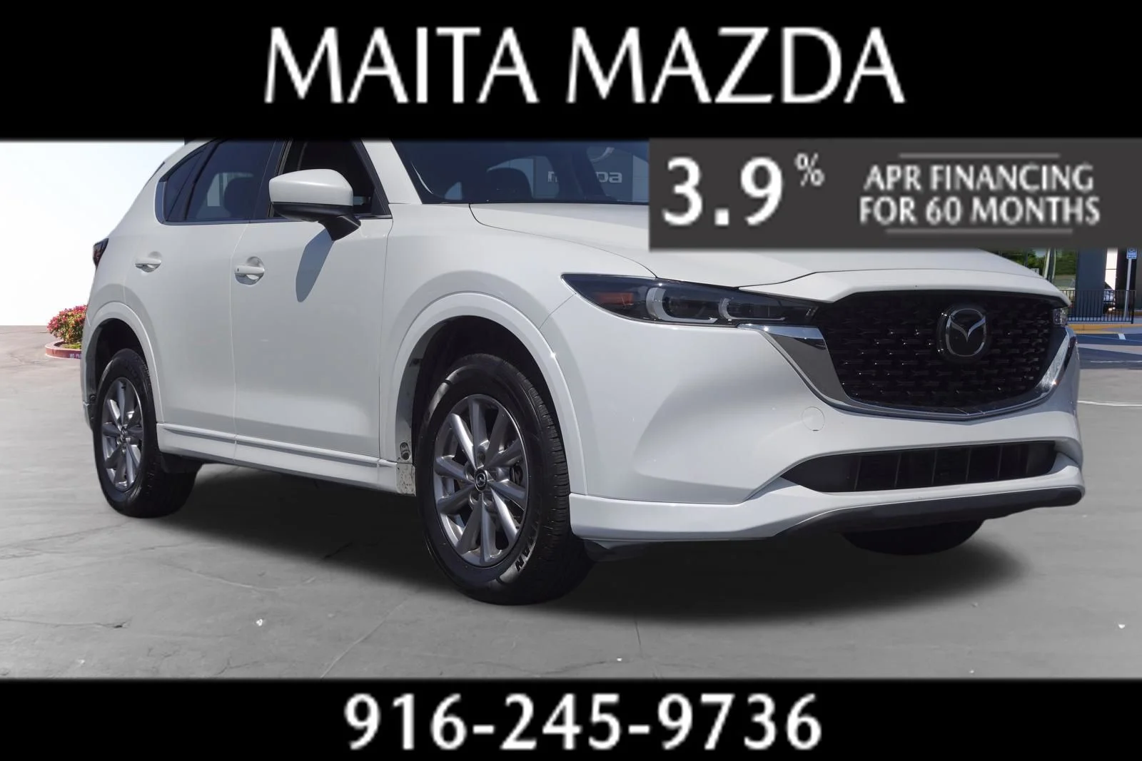 Certified Used 2025 Rhodium White Metallic Mazda 2.5 S Preferred Package image 1