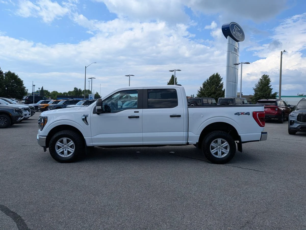 Used 2023 White Ford Xlt 4wd Supercrew image 9