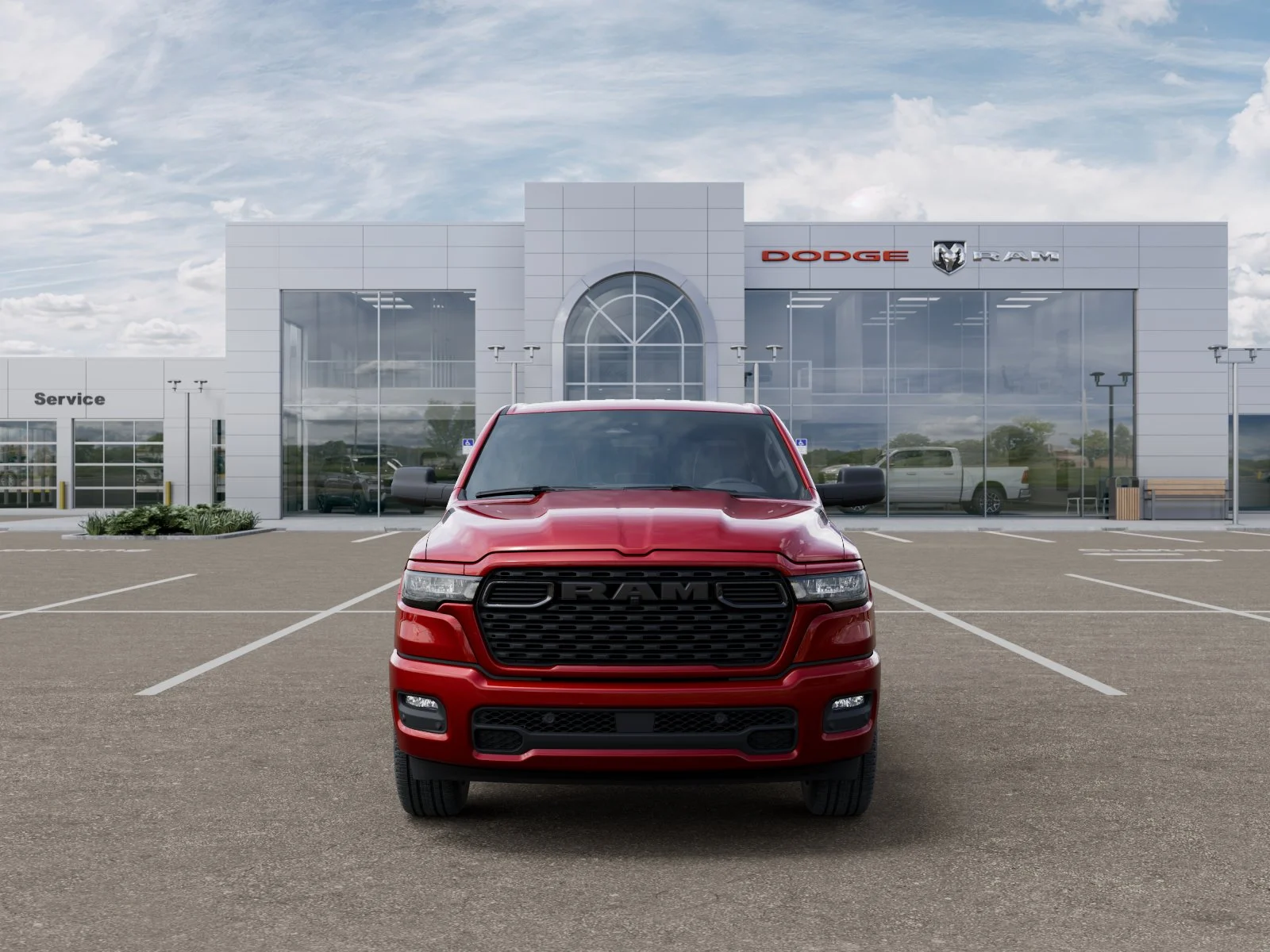 New 2026 Molten Red Pearlcoat RAM Express image 32