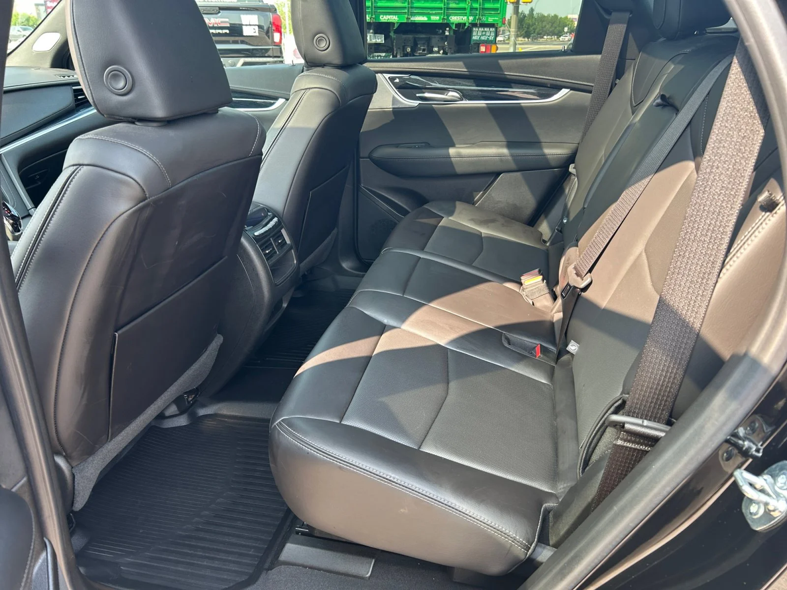 Certified Used 2025 STELLAR BLACK METALLIC Cadillac AWD Premium Luxury Leather Sunroof Nav image 19