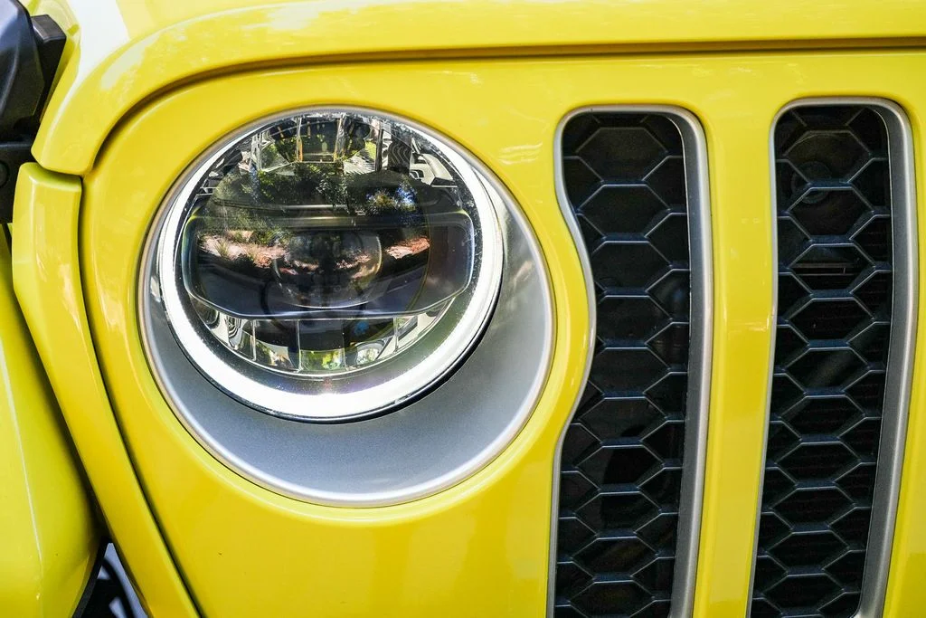 Used 2023 Yellow Jeep Sahara 4xe image 8