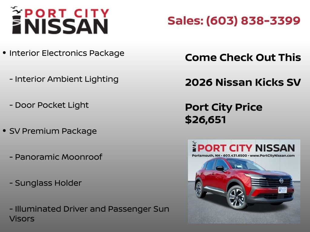 New 2026 Scarlet Ember Tintcoat Nissan SV image 9