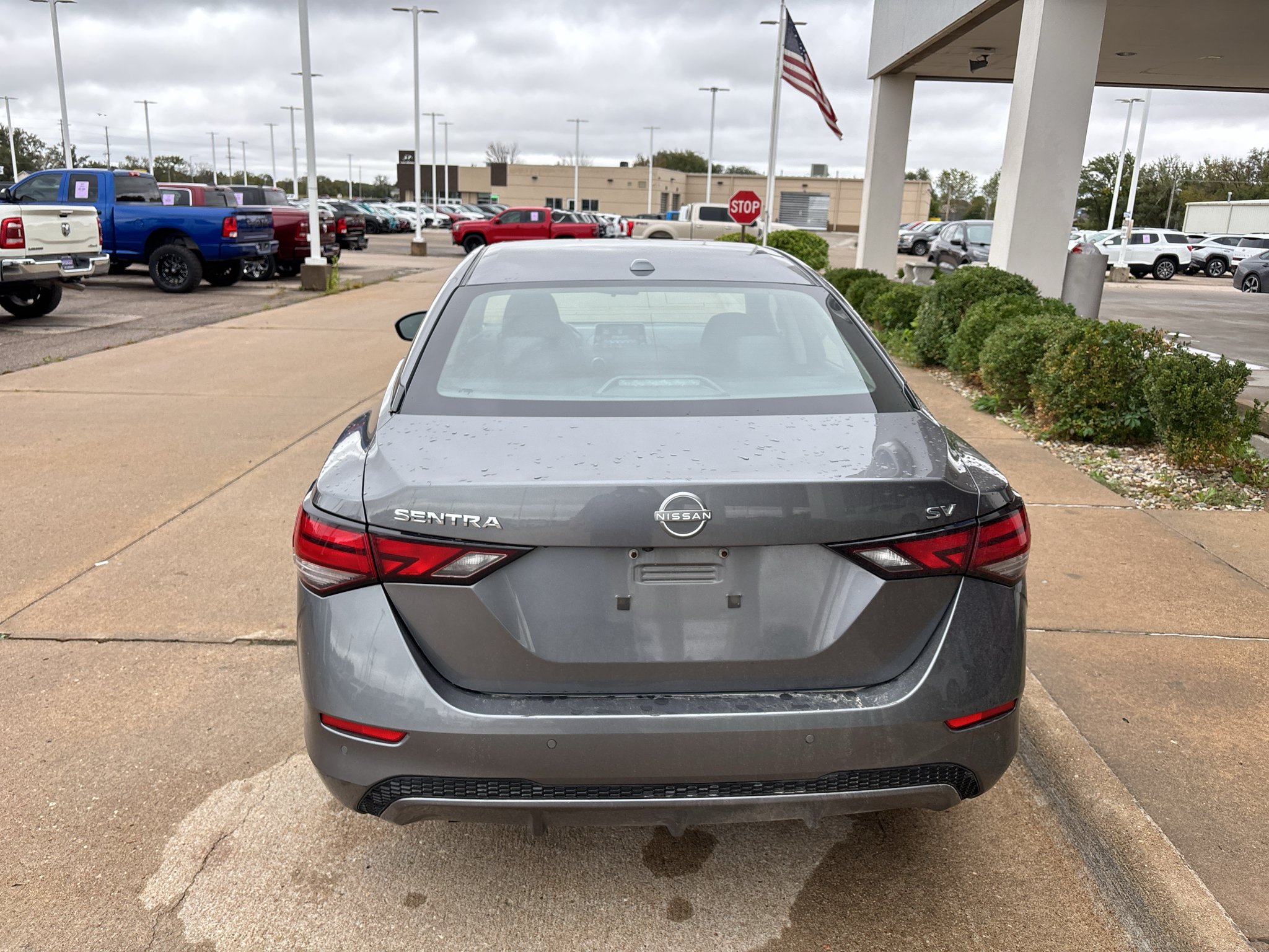 Used 2024 Atlantic Gray Metallic Nissan SV image 8