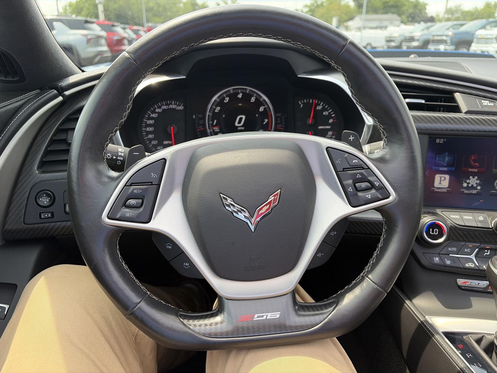 Used 2015 LAGUNA BLUE TINTCOAT Chevrolet Z06 3LZ image 17