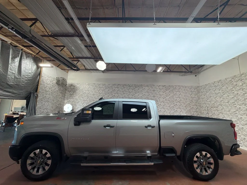 Used 2025 Sterling Gray Metallic Chevrolet Custom image 4