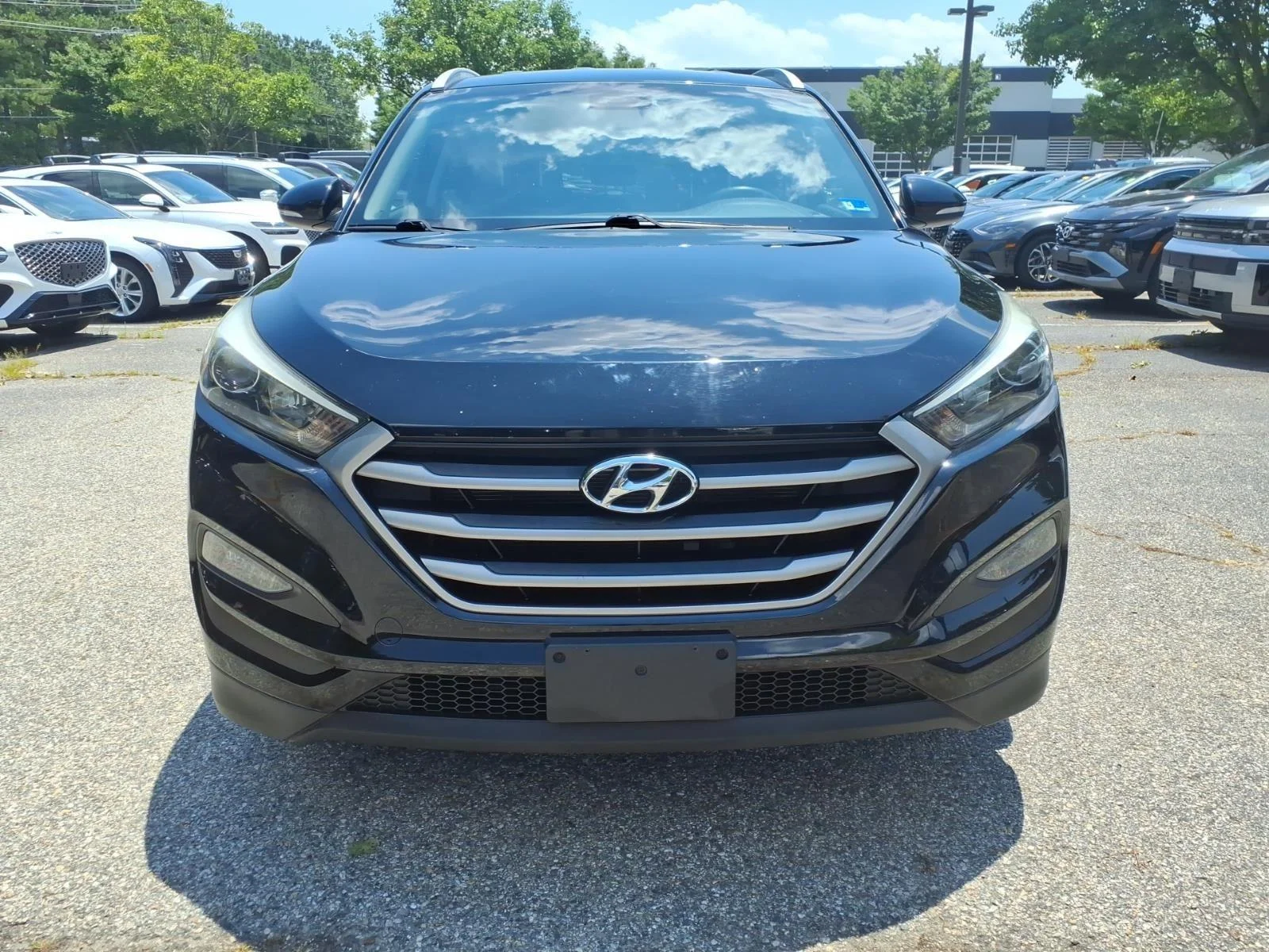 Used 2018 Black Noir Pearl Hyundai SEL Plus image 2