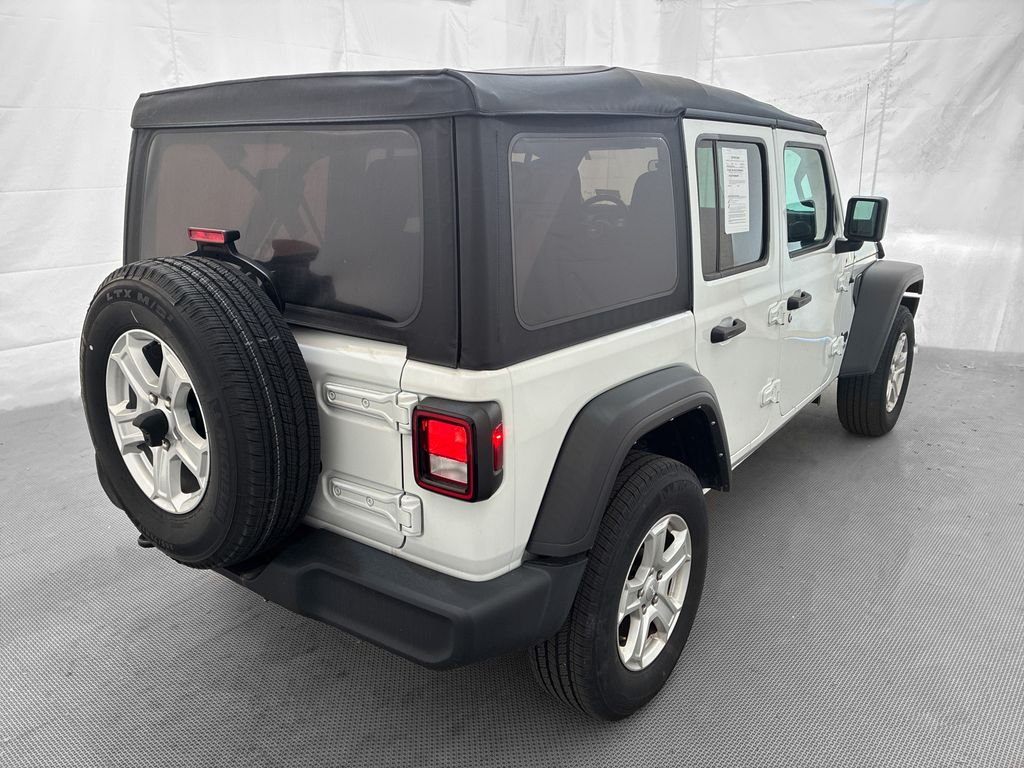 Used 2022 White Jeep Unlimited Sport S image 7
