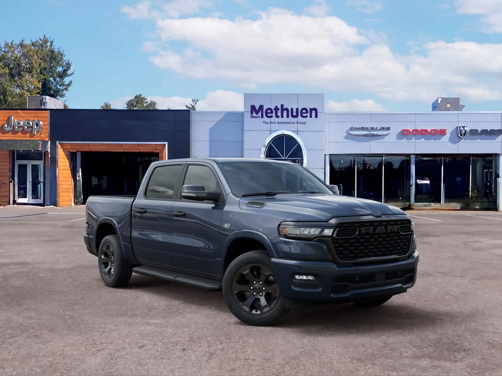 New 2026 Forged Blue Metallic Exterior Paint RAM Big Horn image 5